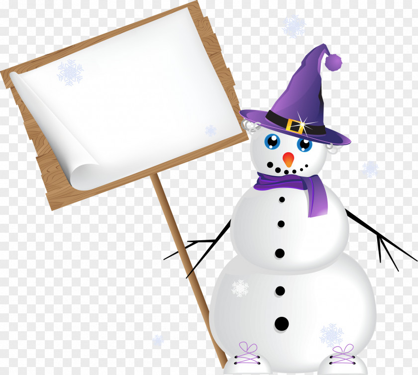 Christmas Snowman Euclidean Vector PNG