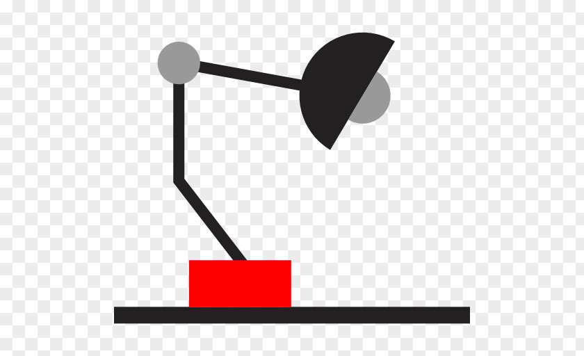 Office Desk Lamp Line Angle Lighting Clip Art PNG