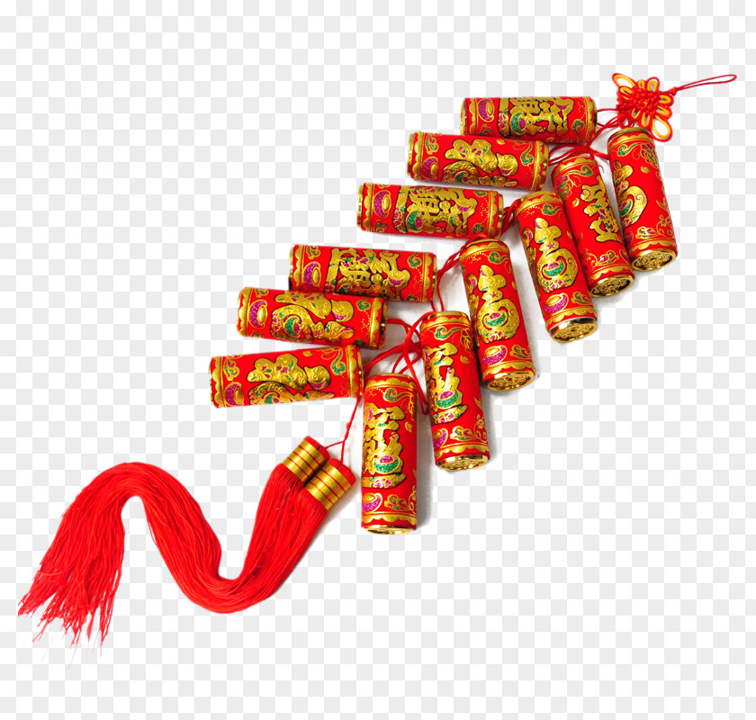 The Word Blessing Festive Feast Festival Firecracker Chinese New Year PNG