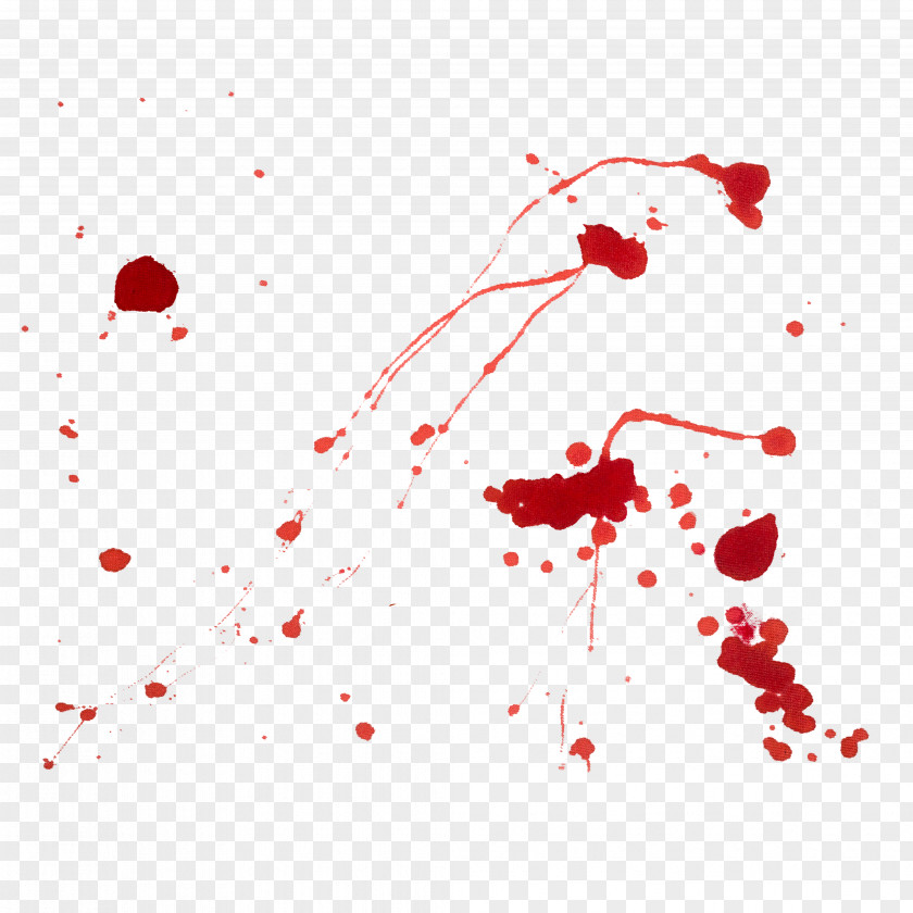 Blood Spatter Line Point Font PNG