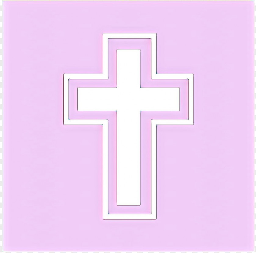 Cross Product Design Pink M Line PNG