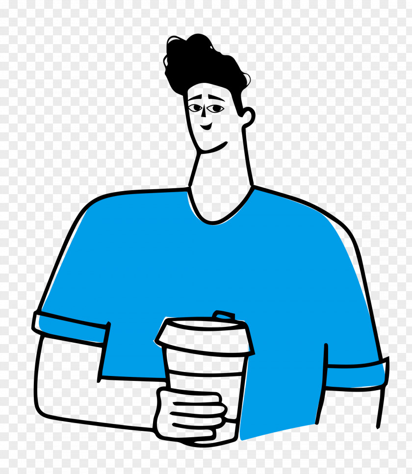 Holding Coffee PNG
