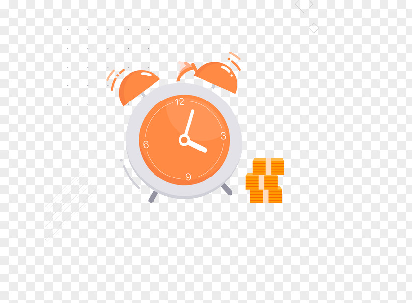 Lovely Alarm Clock Device PNG