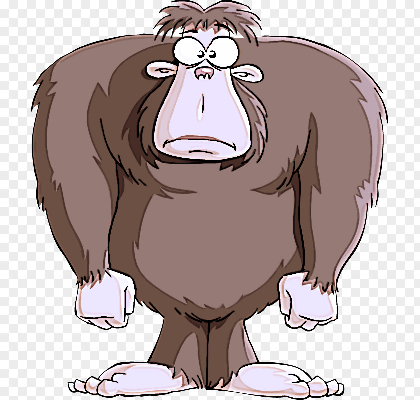 Old World Monkey Cartoon PNG