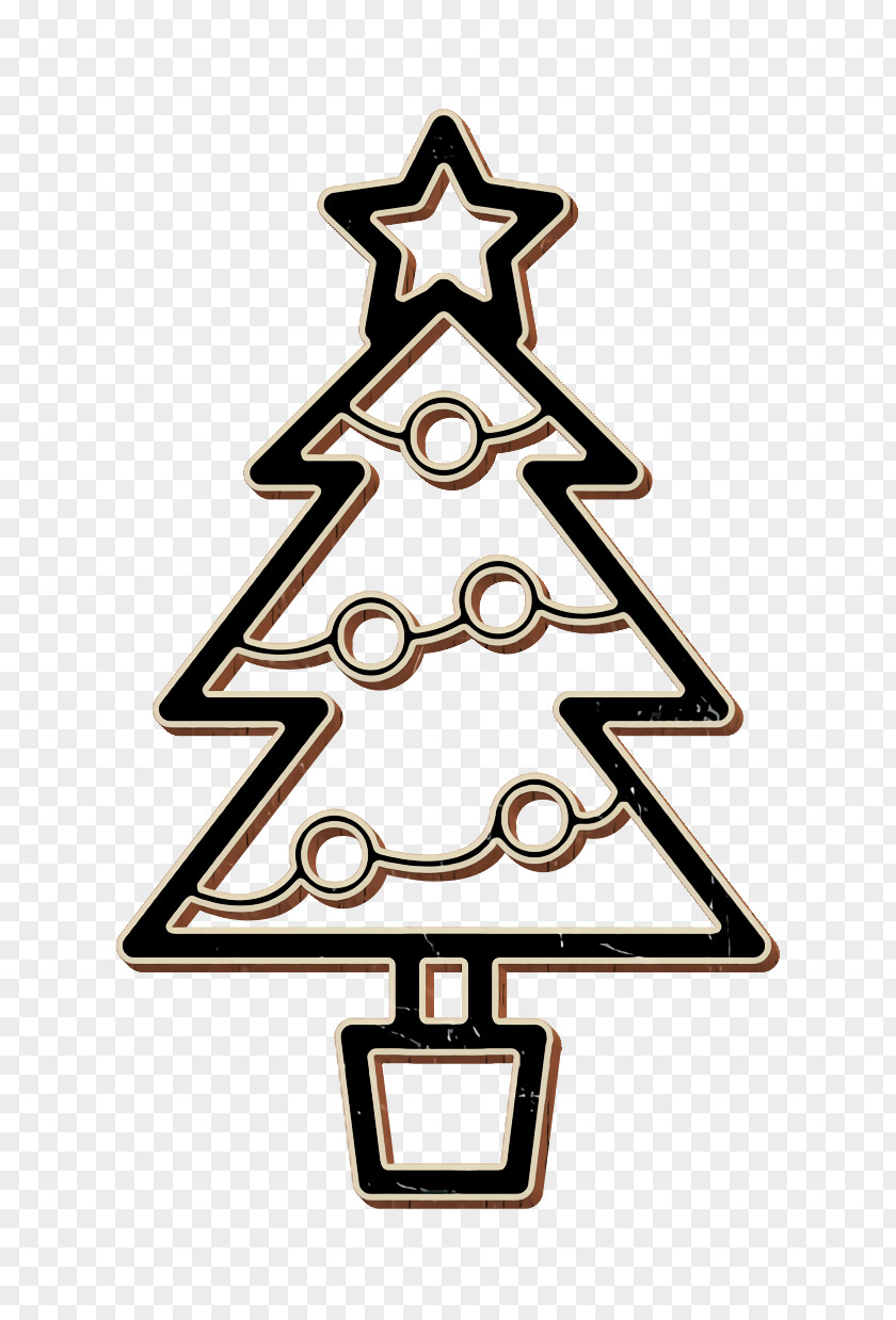 Pine Family Symbol Christmas Tree Icon PNG