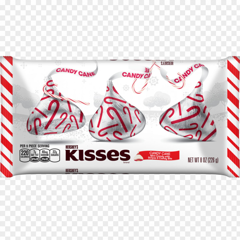 Chocolate Candy Cane Hershey Bar Hershey's Kisses Mint PNG