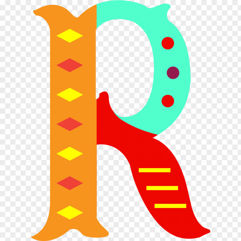 Color Letters R Letter Clip Art PNG
