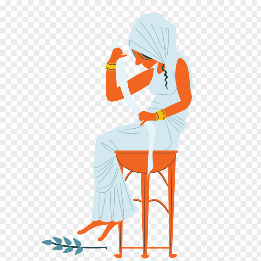 Delphic Sibyl Pythia Oracle Cartoon PNG