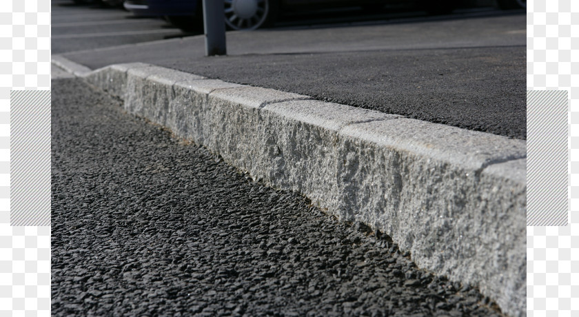 Road Surface Concrete Sidewalk Curb PNG