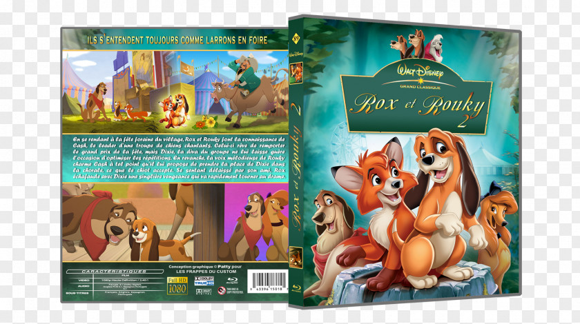 Rox Rouky The Fox And Hound Advertising Cartoon Recreation DVD PNG