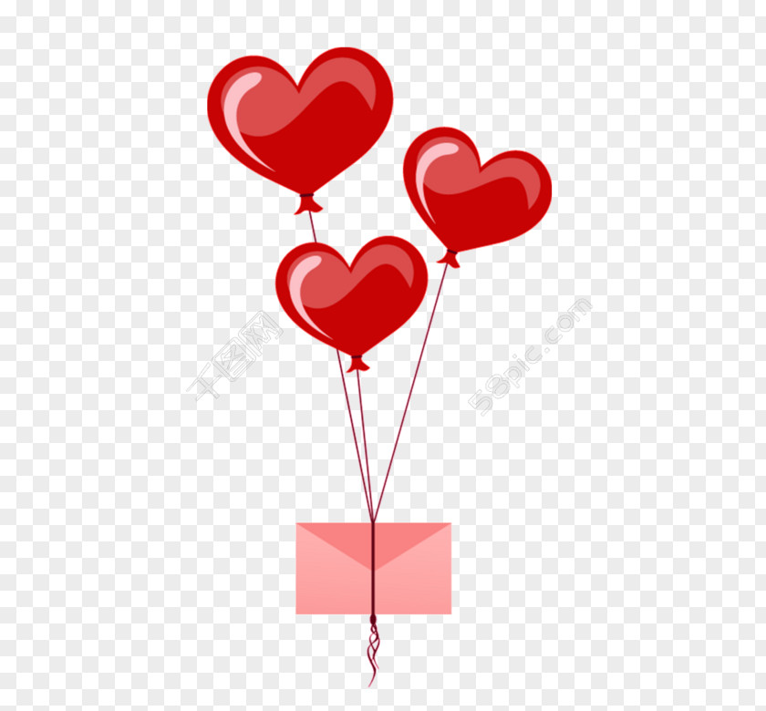 Valentine's Day Balloon Clip Art PNG