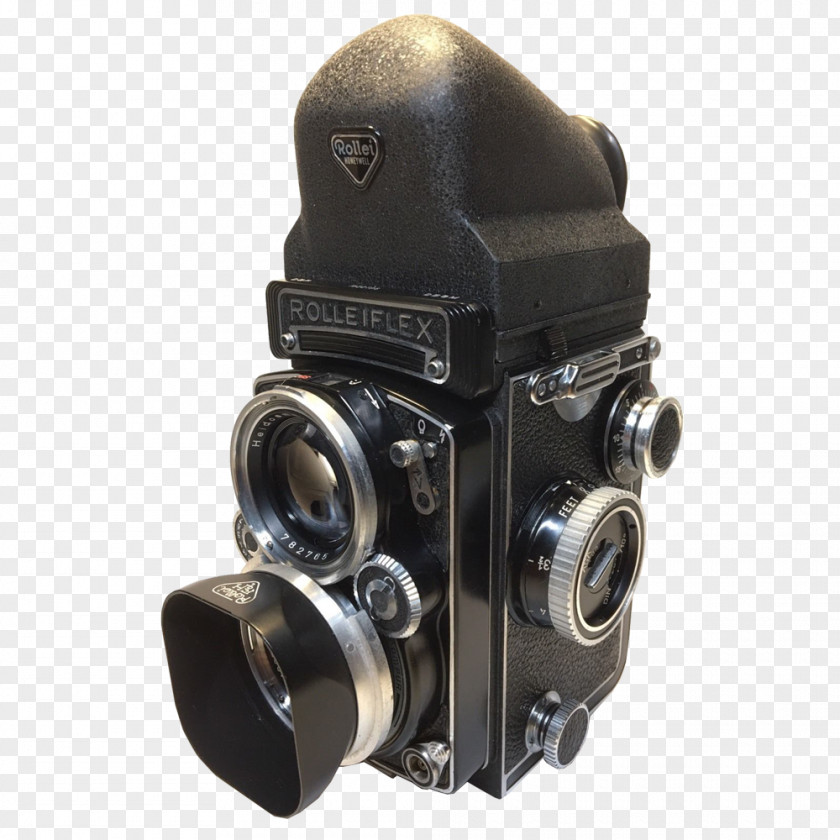 Vintage Box Digital SLR Camera Lens Rolleiflex PNG