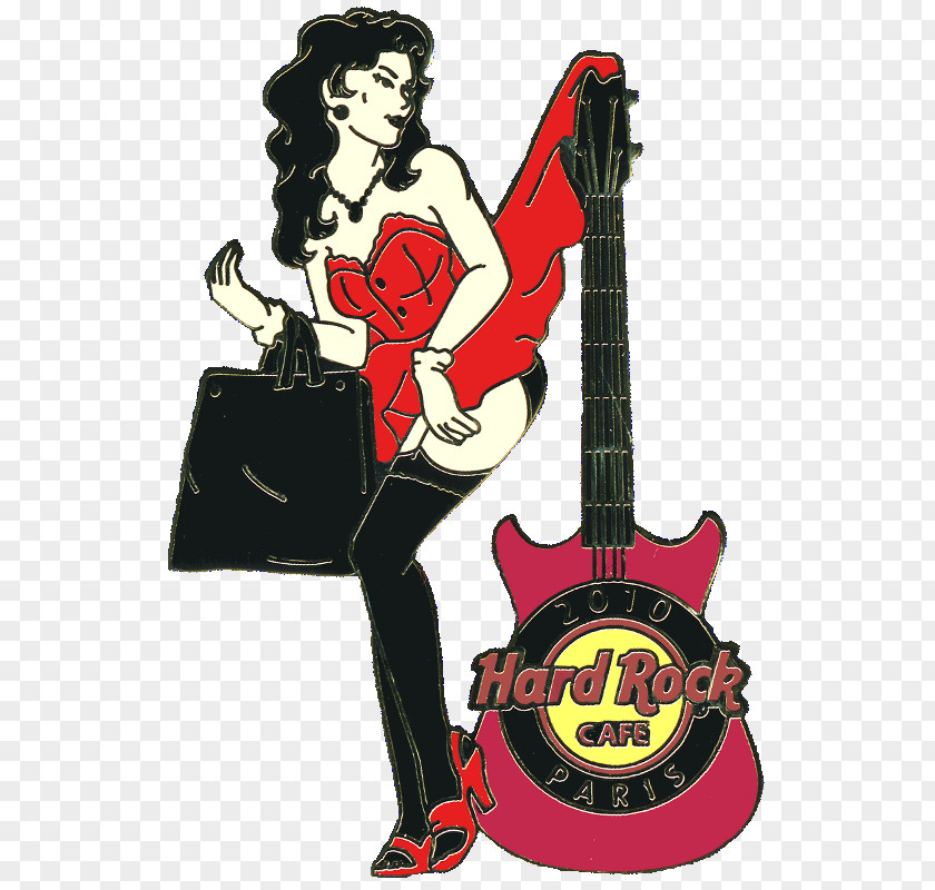 Electric Guitar Art Character PNG