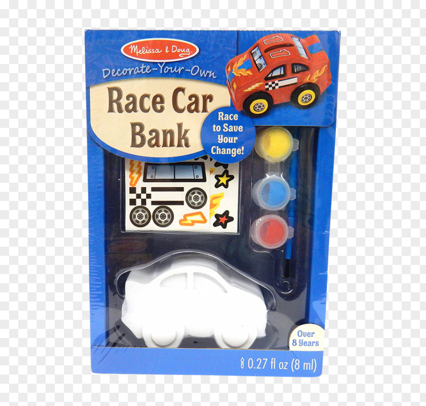 Everything Included Flyer Toy Car Melissa & Doug Piggy Bank Alcancía PNG