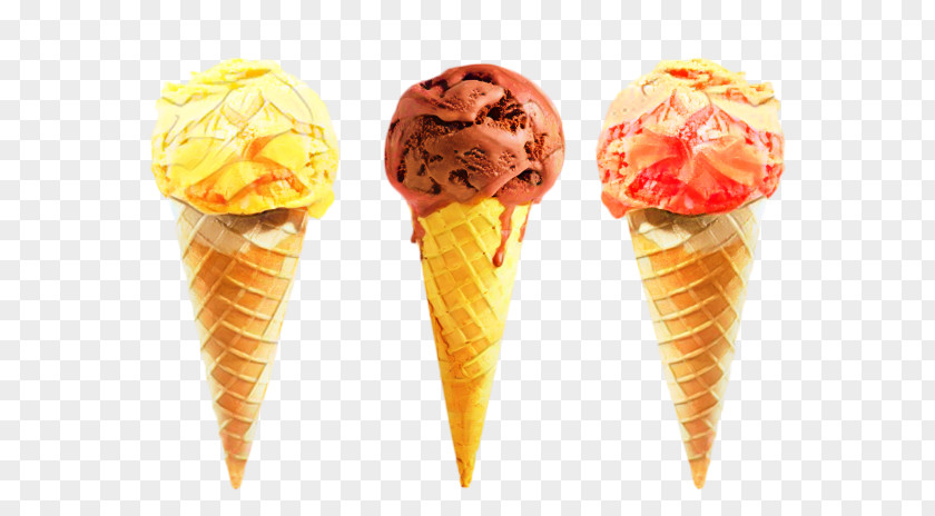 Ice Cream Cones Waffle Wafer PNG