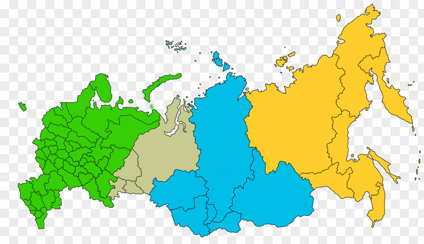 Russia Federal Subjects Of Central Economic Region Volga-Vyatka PNG