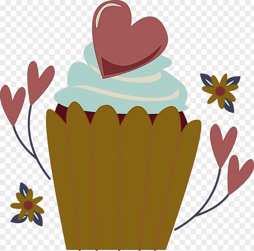 Baking Cup Plant Icing Muffin Cupcake PNG