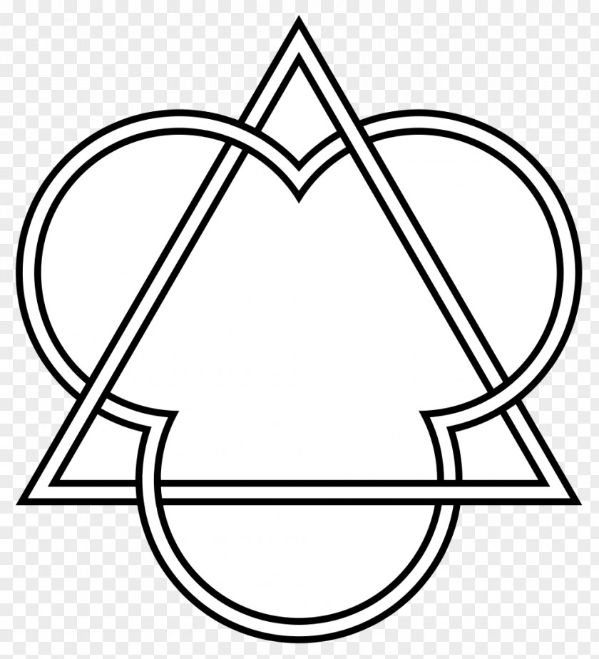Catholic Trefoil Equilateral Triangle Symbol Trinity PNG