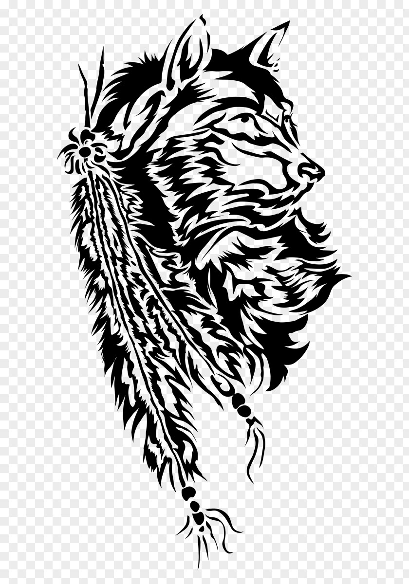 European And American Tattoo Tribe Feather Drawing Totem PNG