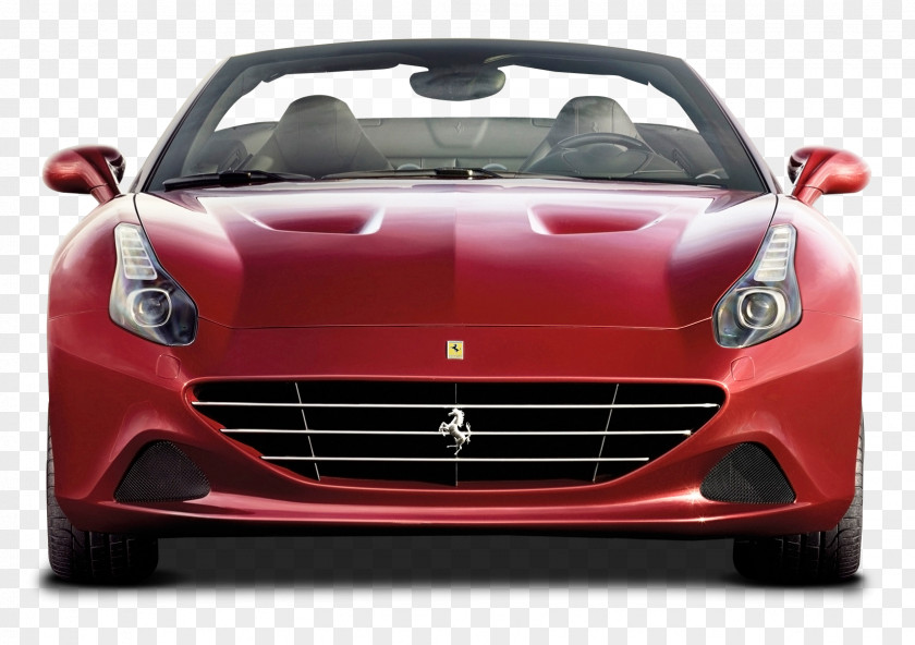 Front View Of Ferrari California T Car Geneva Motor Show Sports PNG