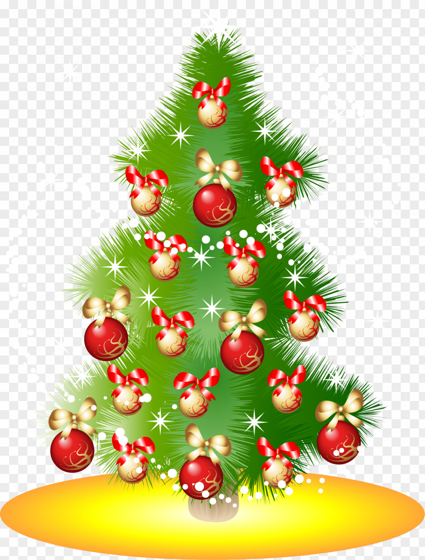 Green Christmas Tree Ornaments Euclidean Vector New Year PNG