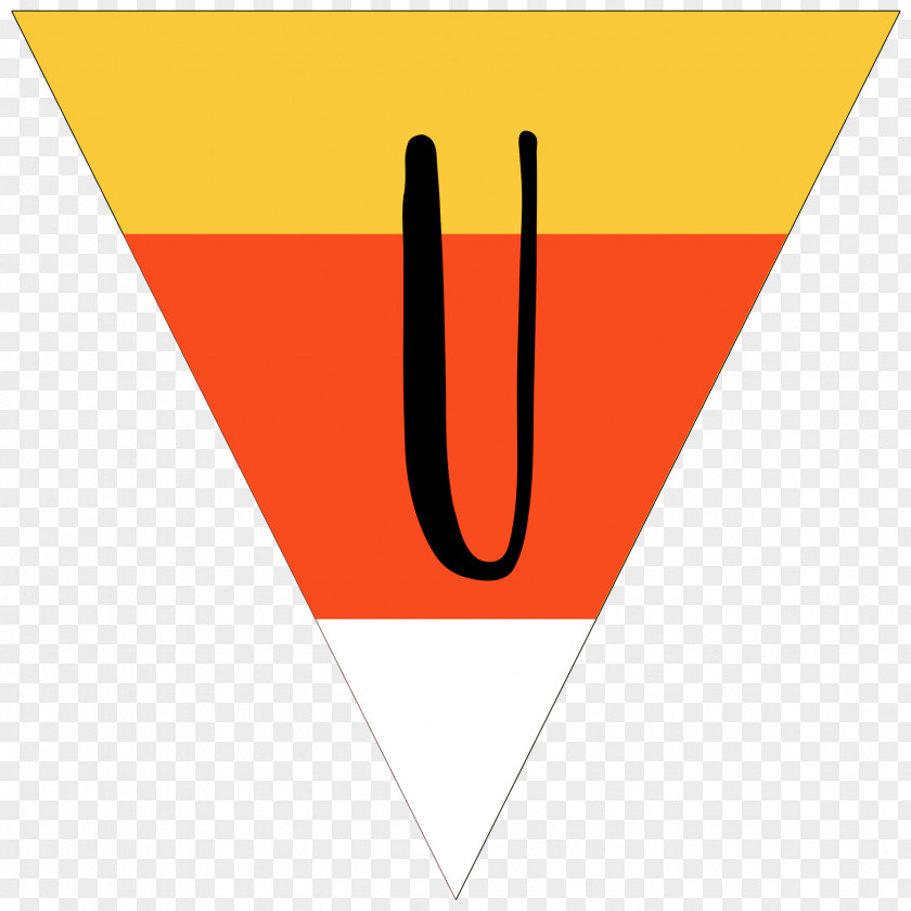 Halloween Candy Corn Paper Logo PNG