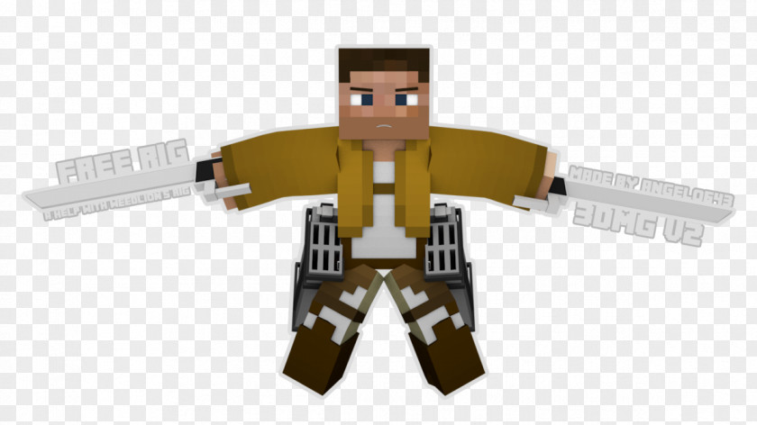 Minecraft Attack On Titan Cinema 4D Animation Video Game PNG