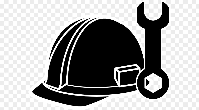White Hat Hard Hats Party Clip Art PNG