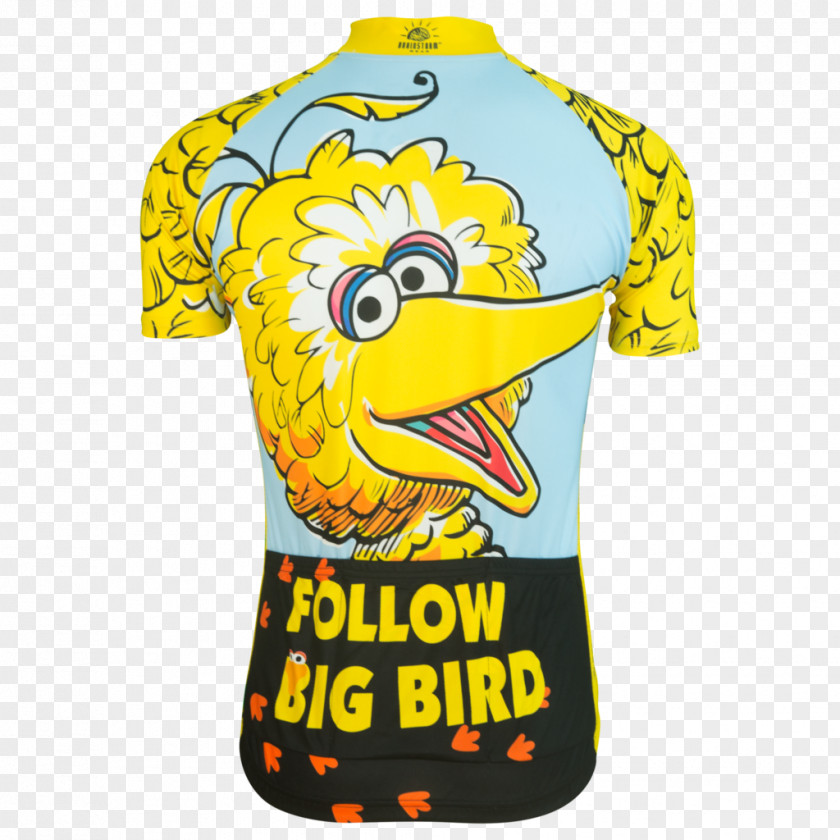 Big Bird Sesame Street Jersey Mr. Snuffleupagus T-shirt Cookie Monster PNG