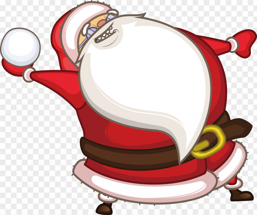 Creative Santa Claus Vector Drawing Christmas PNG