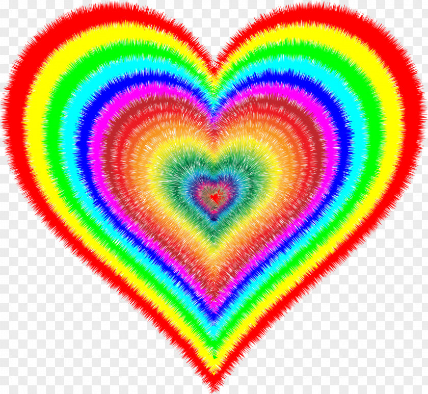 Fuzzy Heart Cliparts T-shirt Tie-dye Clip Art PNG