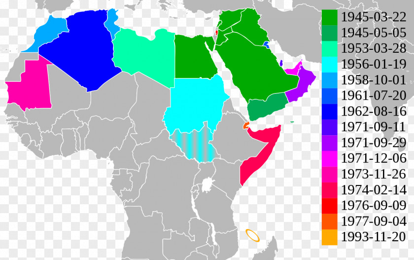Map Arab World Spring North Africa Arabian Peninsula PNG