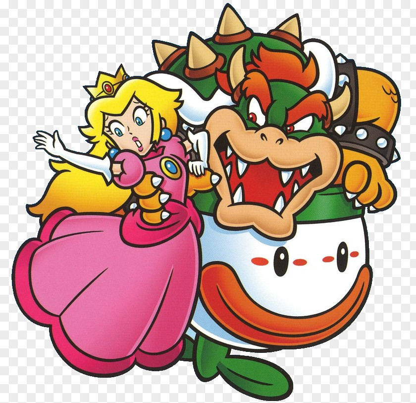 Mario Bros Super Bros. 3 Princess Peach Bowser PNG