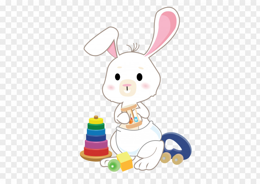 Rabbit Domestic Easter Bunny Hare Toy PNG