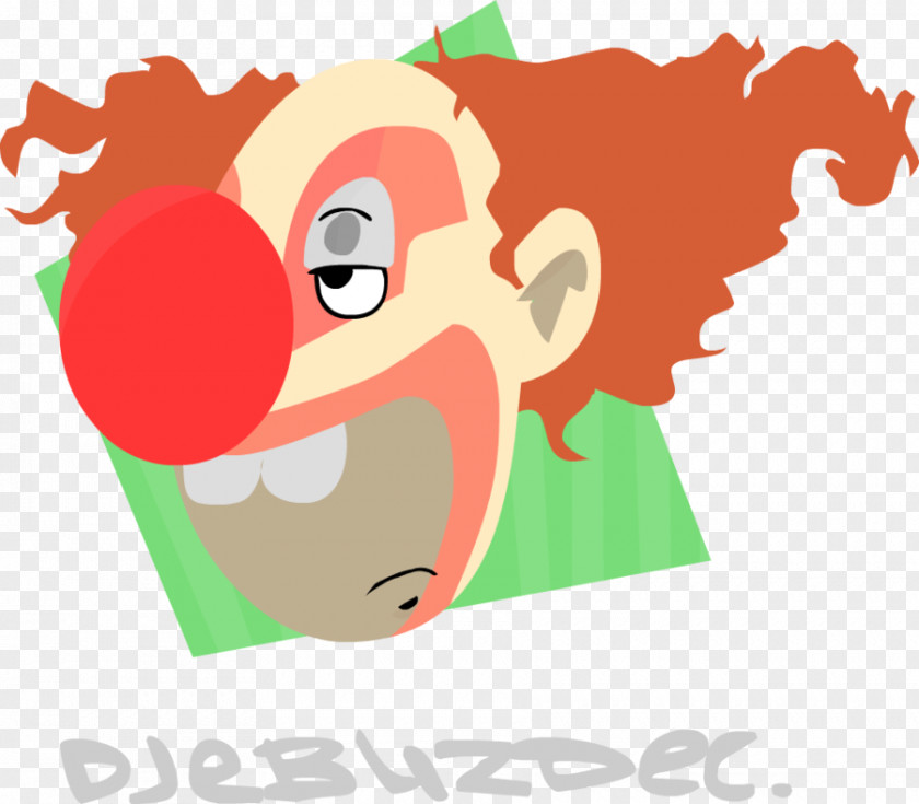 Sad Clown Super Meat Boy Cartoon Nose Clip Art PNG