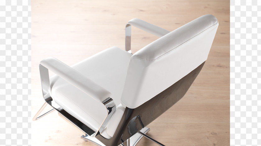 Salon Chair Upholstery White Black Adria PNG