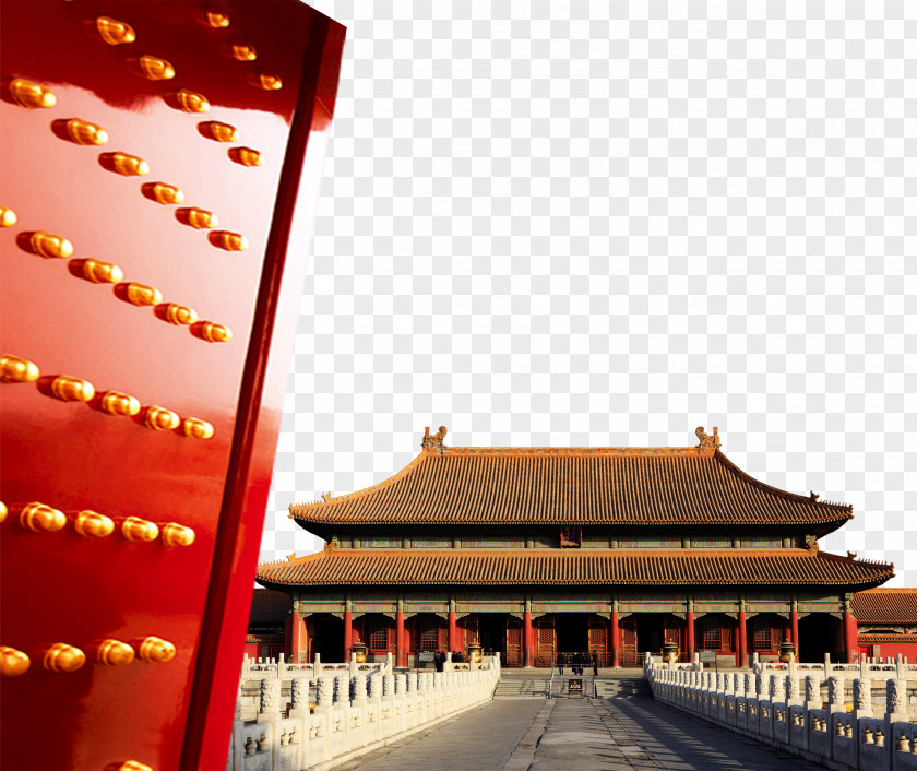 Beijing Red Gate And The Imperial Palace Forbidden City Tiananmen Square Temple Of Heaven Beihai Park Hall Supreme Harmony PNG