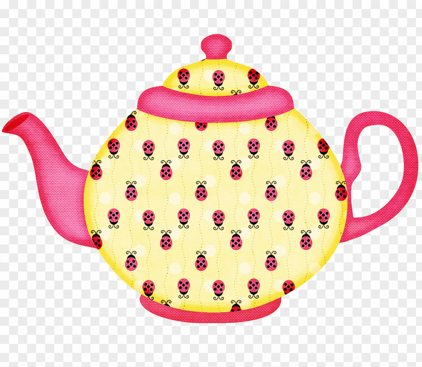 Teapot Kettle Pink Tableware Lid PNG