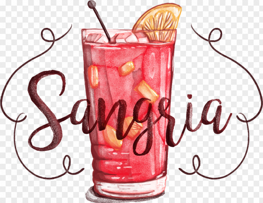 Vector Lemon Juice Sangria Cocktail Woo Sea Breeze PNG