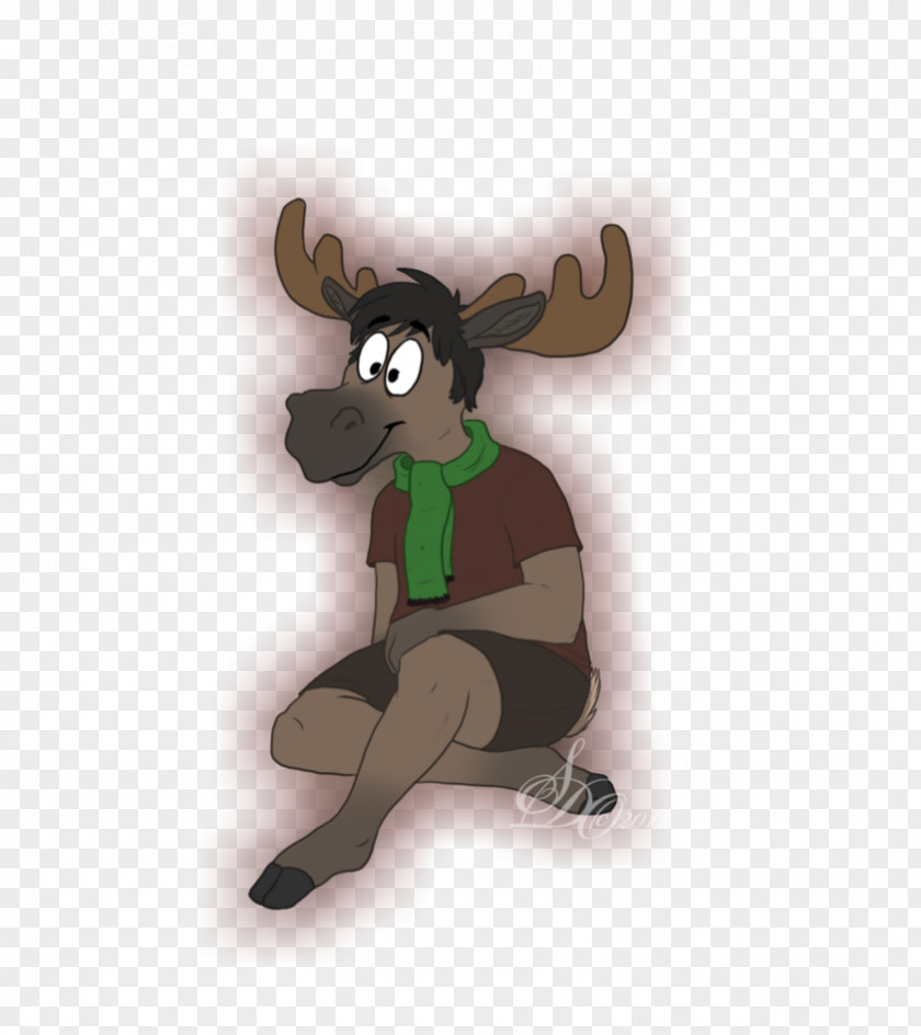 Deer Moose Reindeer Wolf Cartoon PNG