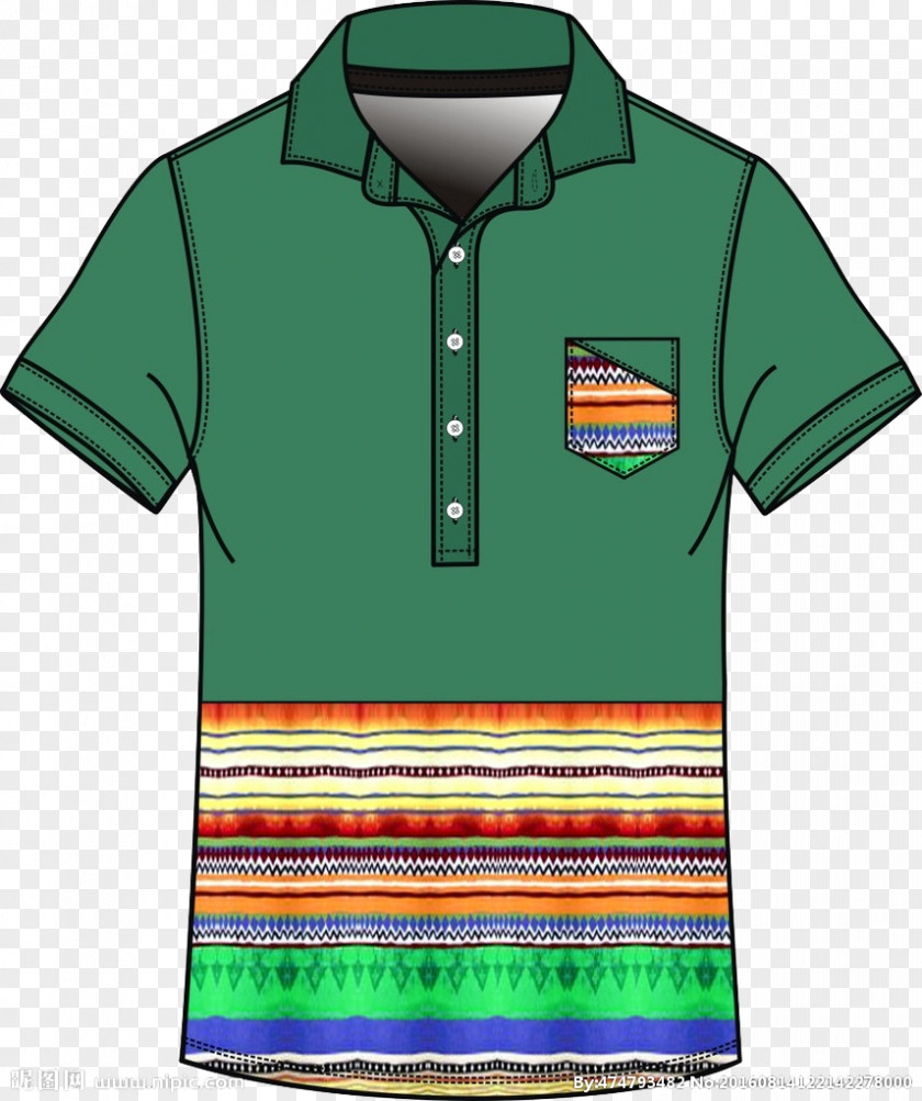 Green T-shirt Polo Shirt Designer PNG