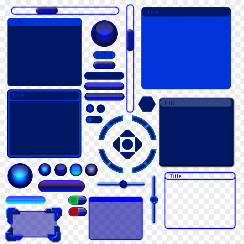 Gui Portable Game Console Accessory Cobalt Blue Electric Area PNG