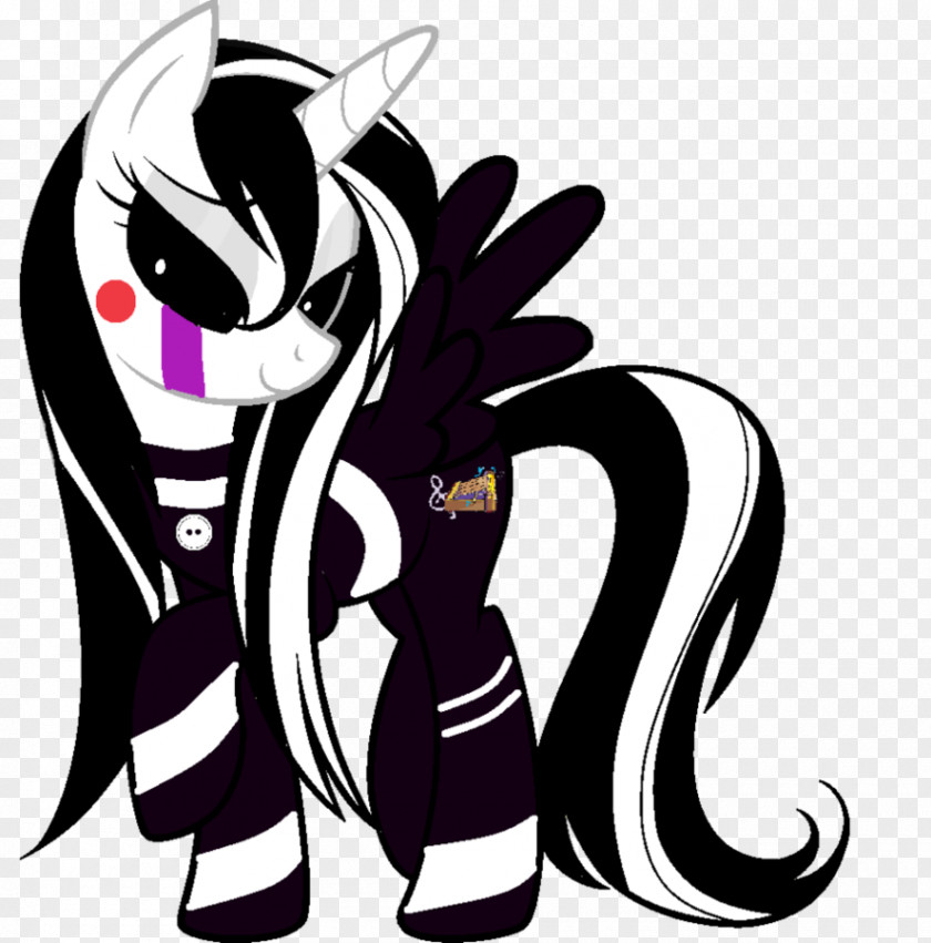 My Little Pony Five Nights At Freddy's 2 Freddy's: Sister Location Marionette Winged Unicorn PNG