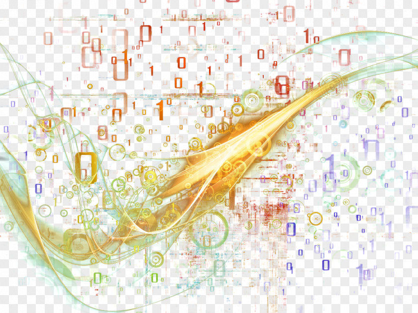 Science Fiction Digital Background Text Illustration PNG