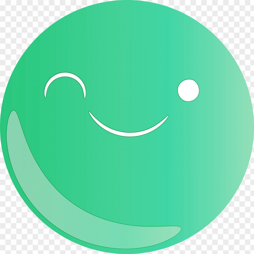 Smiley Circle Angle Green Cartoon PNG