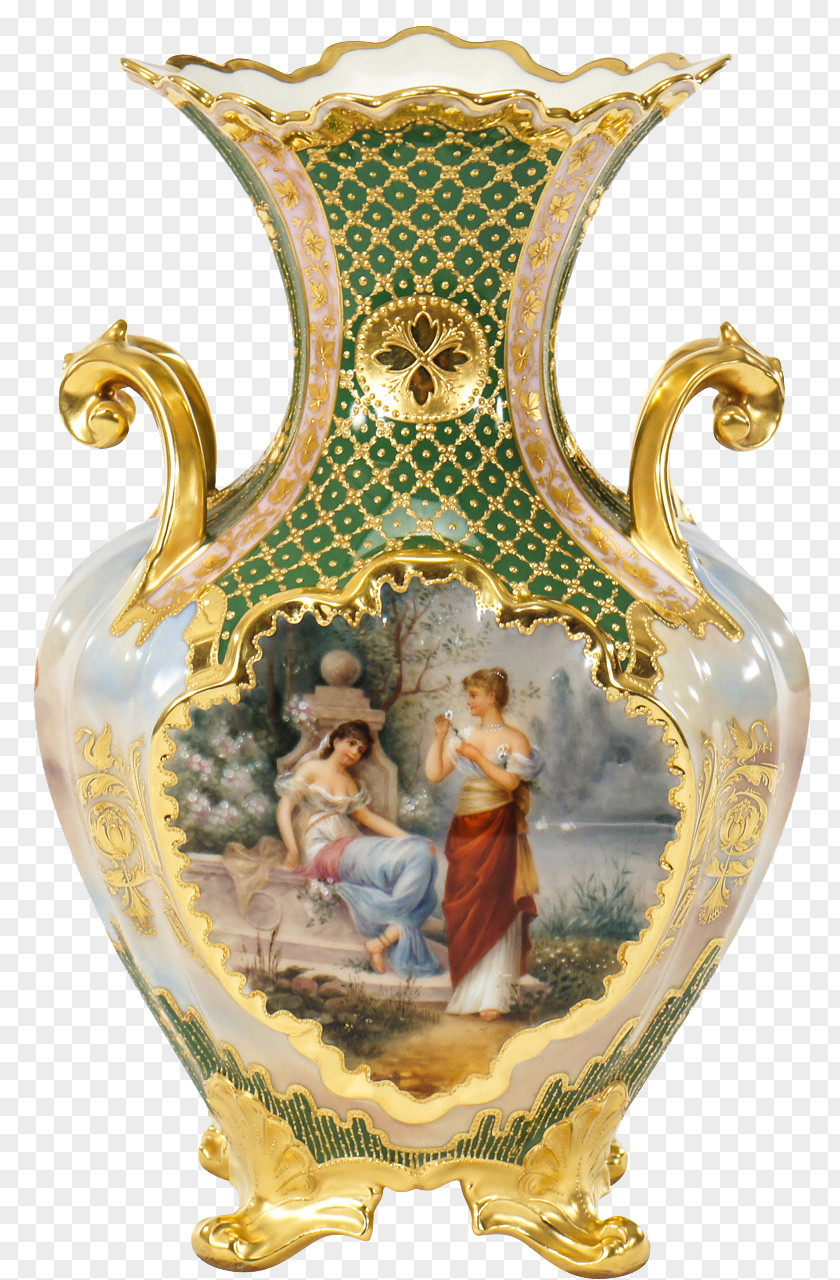 Vase Porcelain Antique Tableware PNG