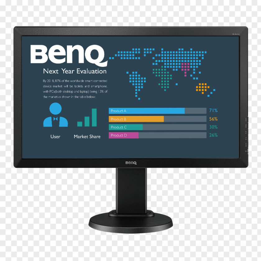 Eye Care BenQ LED Monitor Computer Monitors IPS Panel Digital Visual Interface PNG