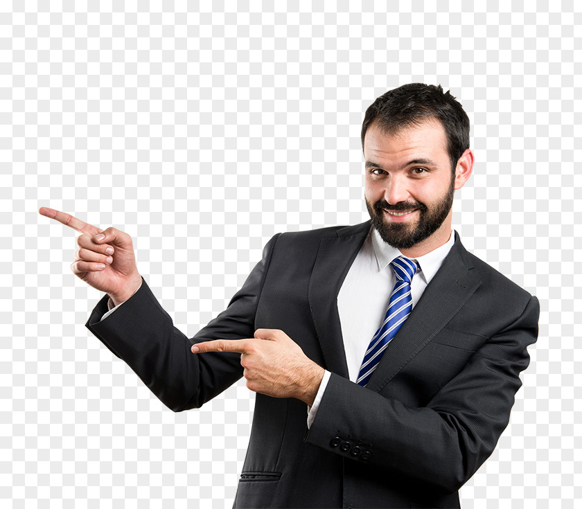 Businessman Poiting Businessperson PNG