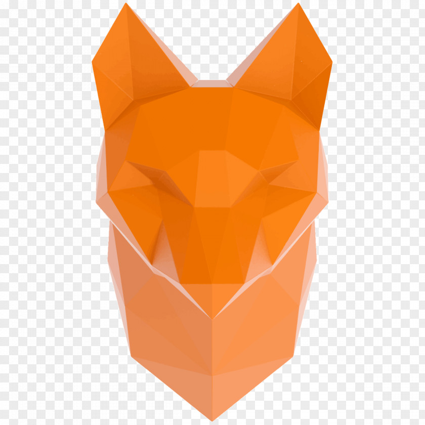 Fox Sticker Facebook Origami Tattoo Adhesive Label PNG