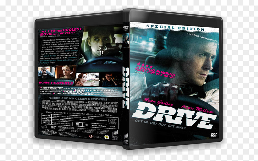 Ryan Gosling Drive Poster Film DVD PNG